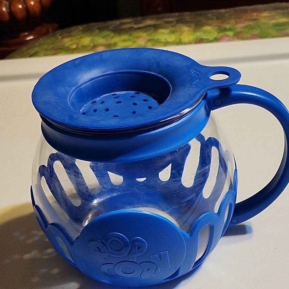 Source Unknown Blue Popcorn Popper